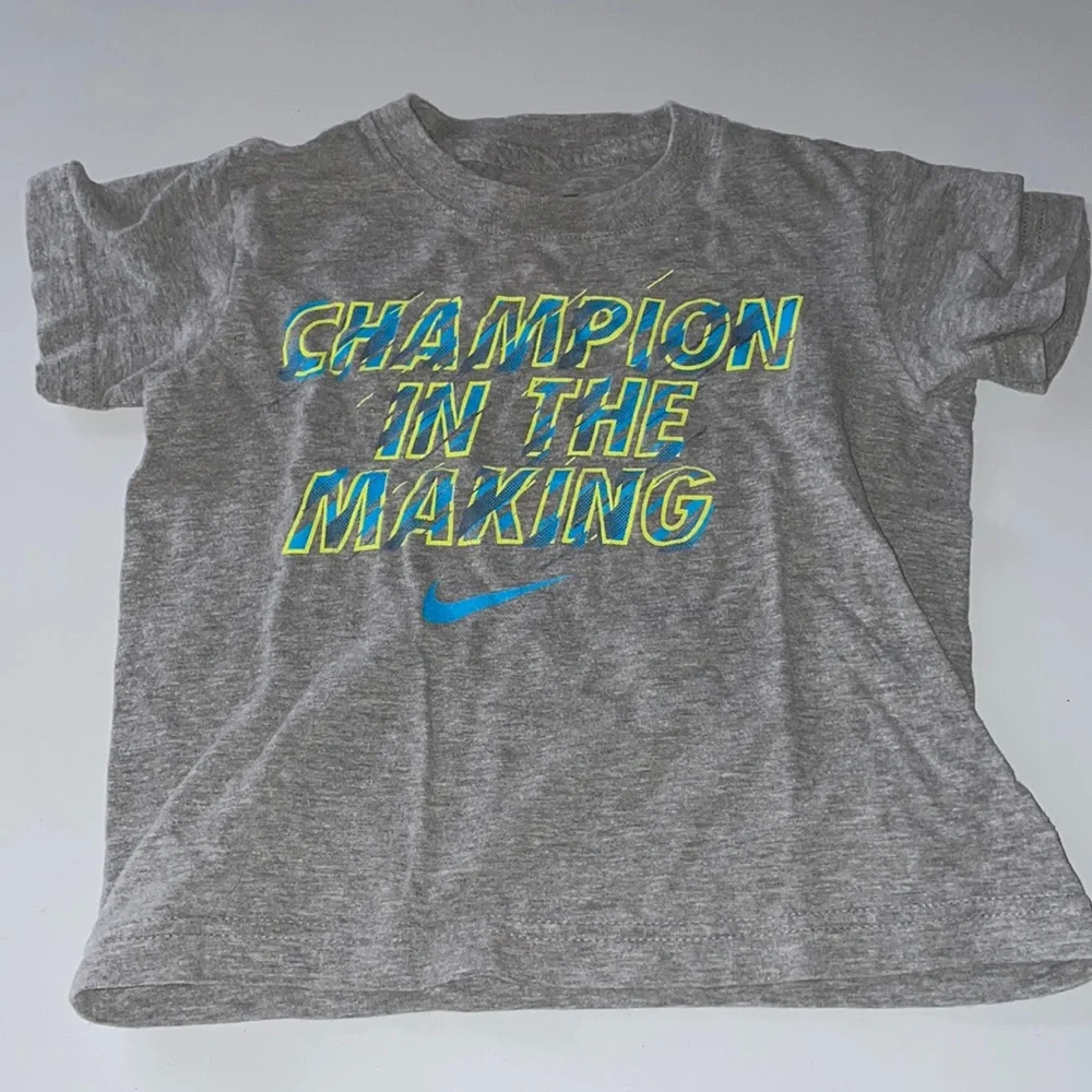 Nike T-shirt champion in the making size 2T
